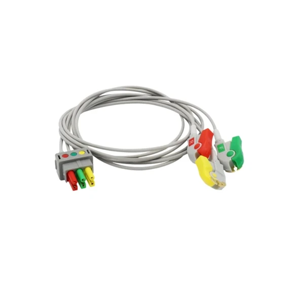 GE-Datex 3 Lead EKG Lead Kablosu