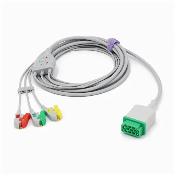 GE UYUMLU 3 LEAD EKG KABLOSU