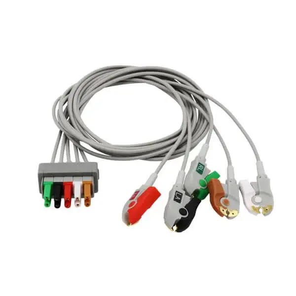 GE DATEX UYUMLU 5 LEAD EKG LEAD KABLOSU