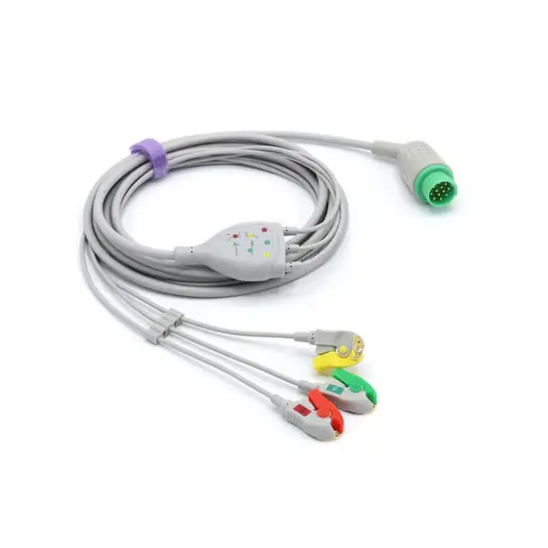 SCHILLER UYUMLU 3 LEAD EKG KABLOSU