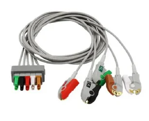 NIHON KOHDEN UYUMLU 5 LEAD EKG LEAD KABLOSU
