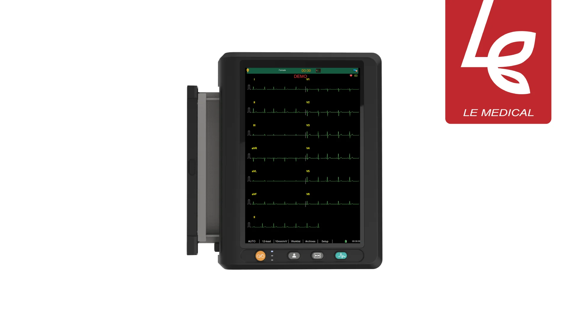 ECG-301 جهاز تخطيط قلب رقمي 12 قناة
