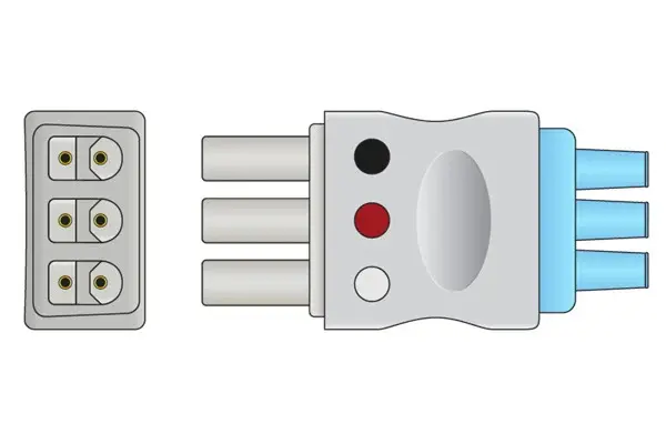 DRAGER UYUMLU 3 LEAD EKG LEAD KABLOSU