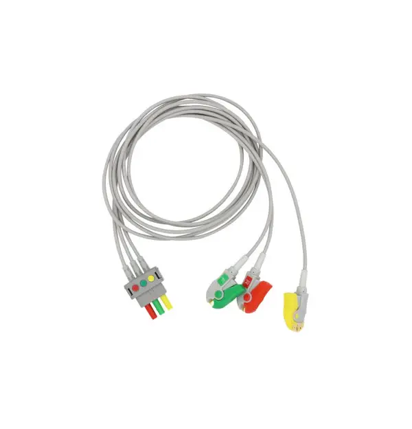 GE DATEX UYUMLU 3 LEAD EKG LEAD KABLOSU