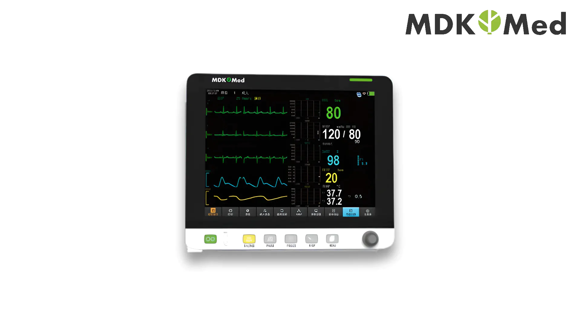 MDK MED KB12A IBP&EtCO2 ÖZELLİKLİ HASTABAŞI MONİTÖRÜ