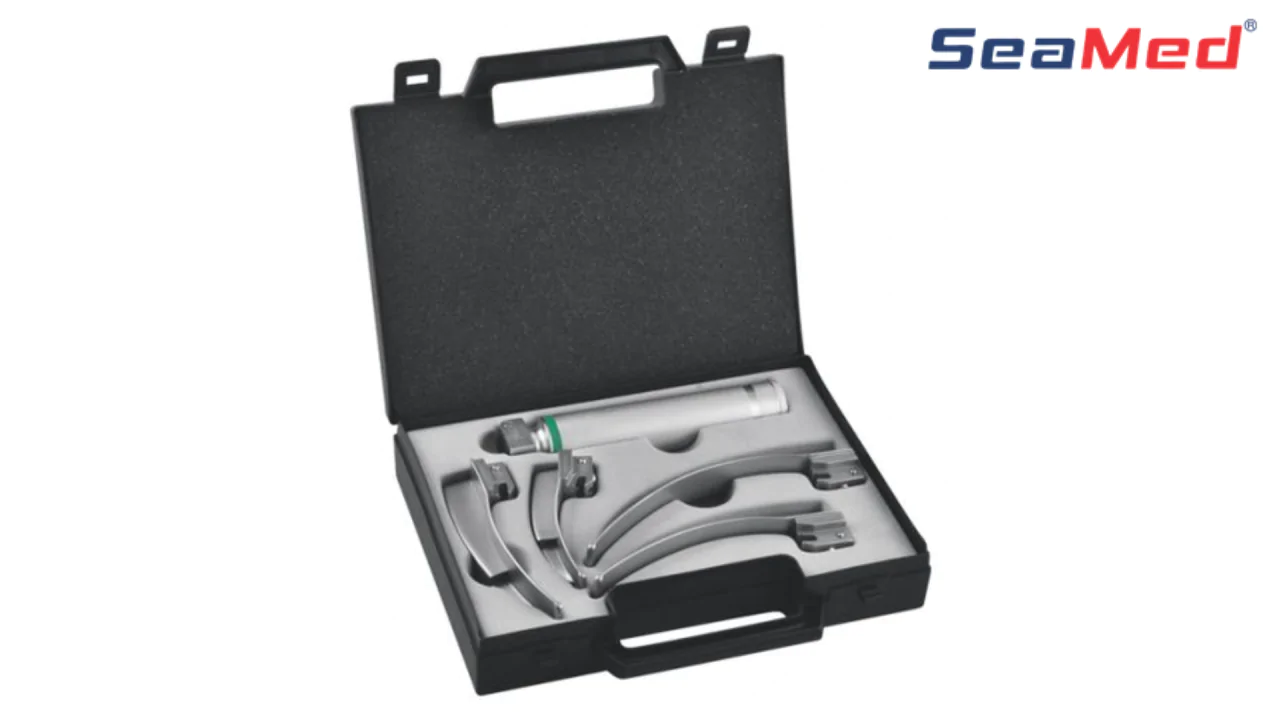 SEAMED MAXILITE MACINTOSH CLOSED SYSTEM LARYNGOSCOPE SETS