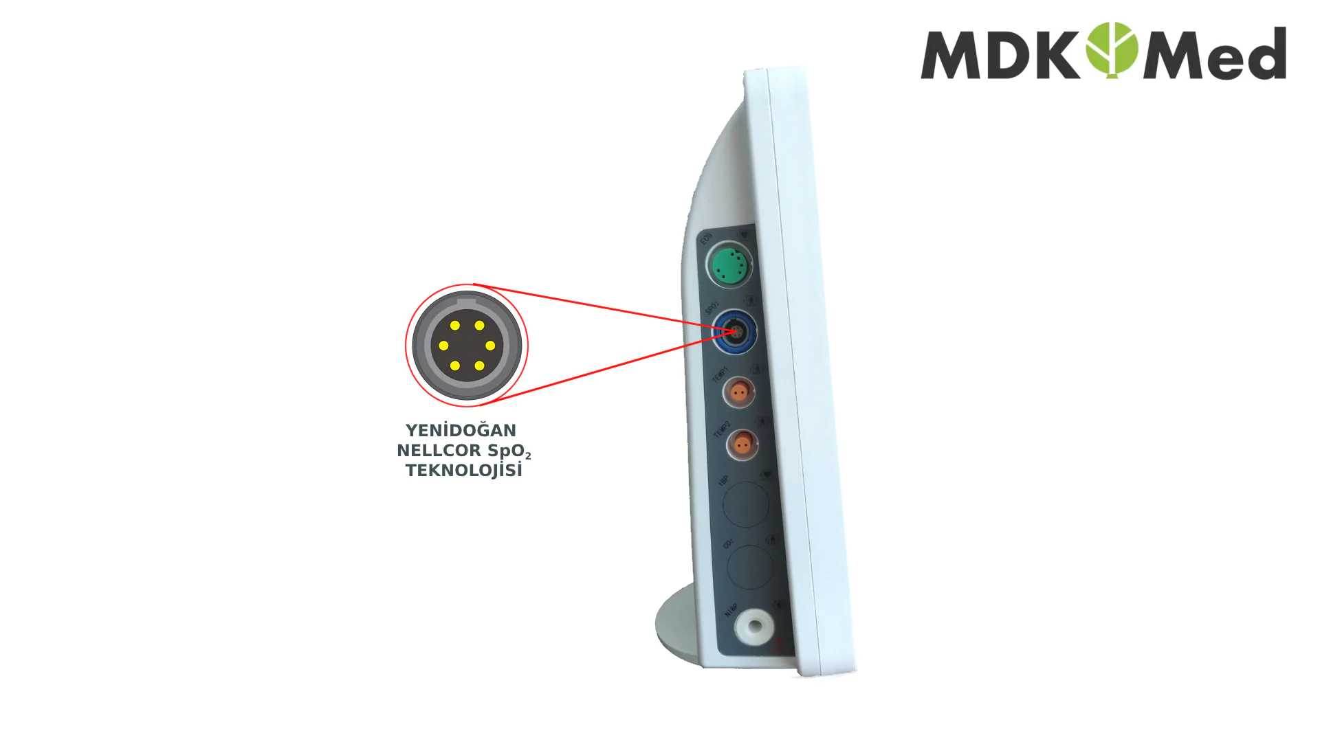 MDK MED KB12A NEWBORN PATIENT MONITOR