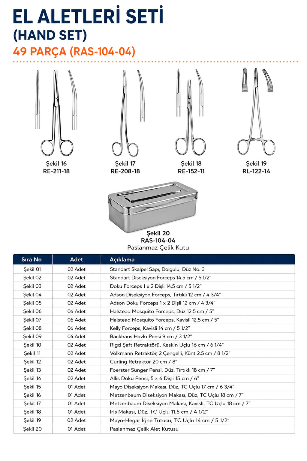 Hand Set (RAS-104-04)