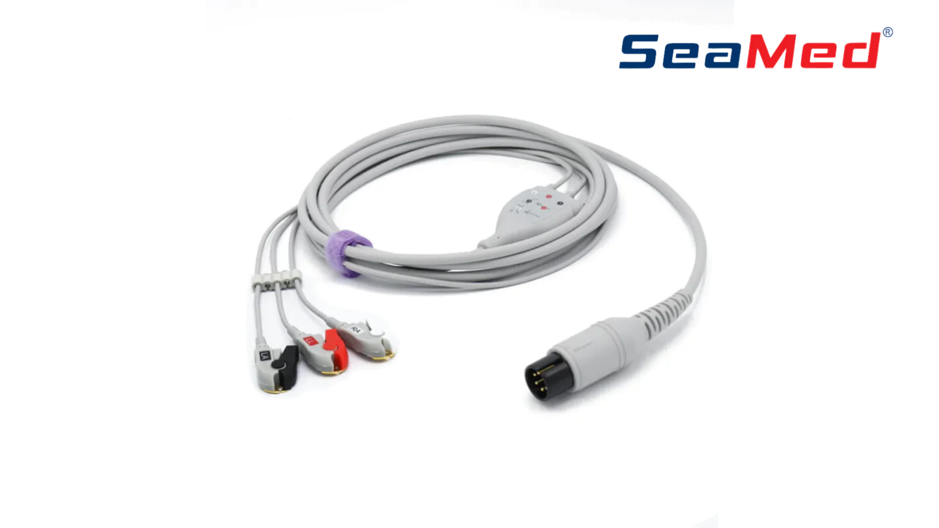 AAMI 6 PIN UYUMLU 3 LEAD EKG KABLOSU