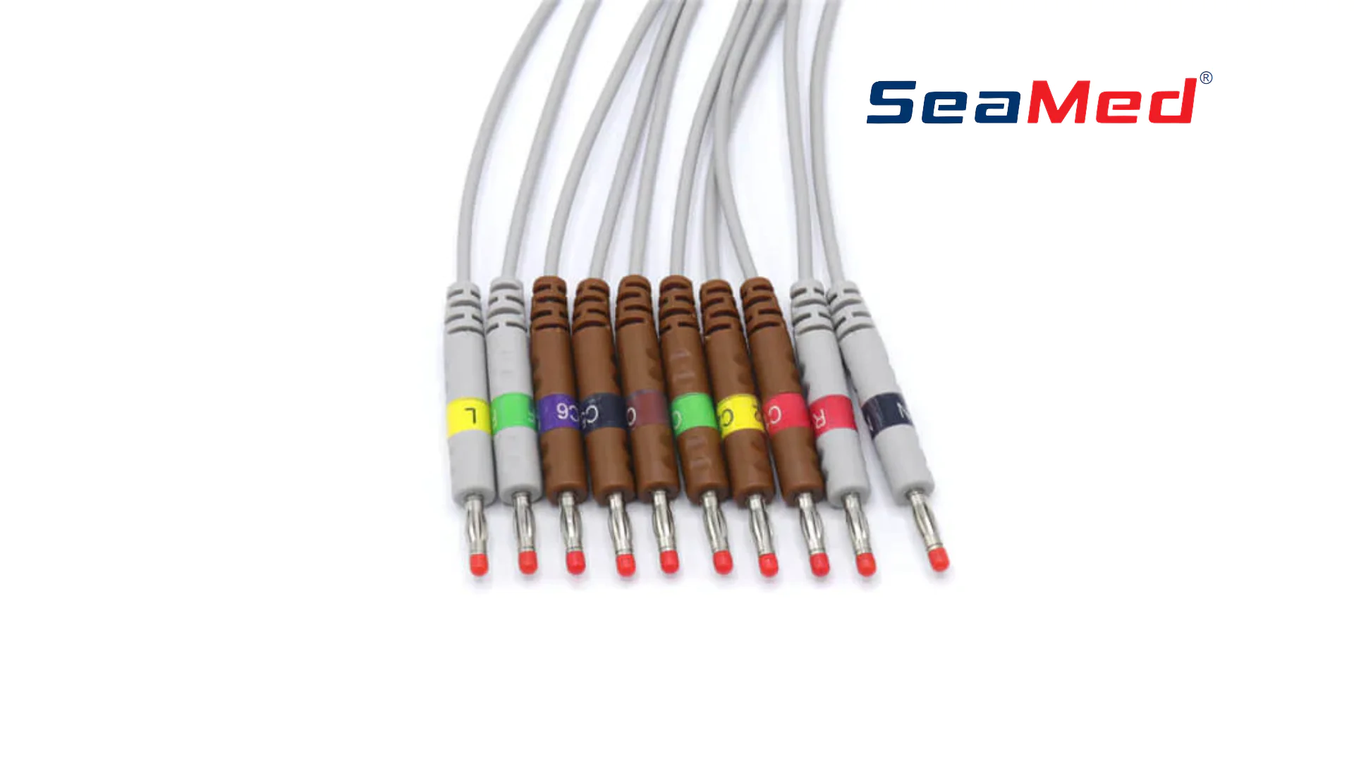 كابل تخطيط القلب 10 أقطاب (Banana) متوافق مع Nihon Kohden