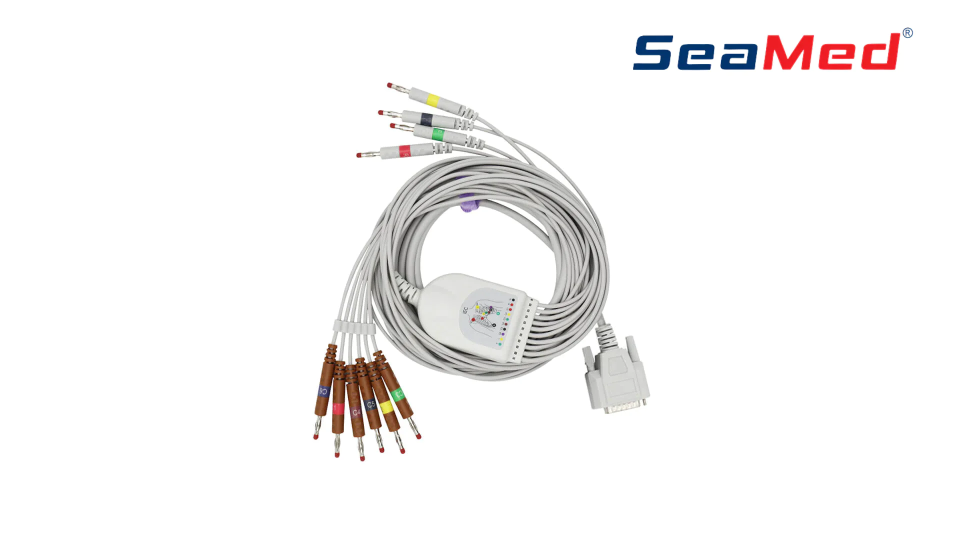 EDAN COMPATIBLE 10 LEAD BANANA ECG CABLE